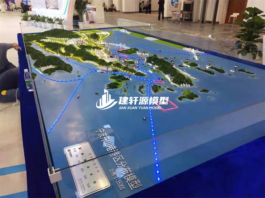 桐庐地形地貌模型